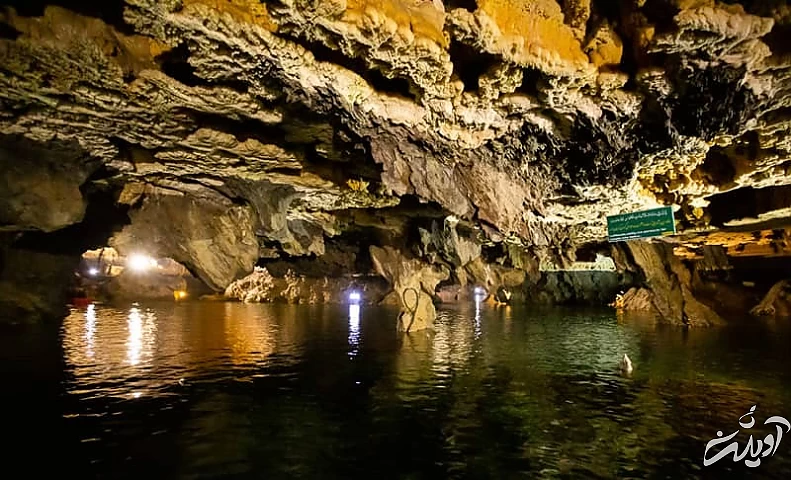 مسیر قایق‌رانی غار علیصدر